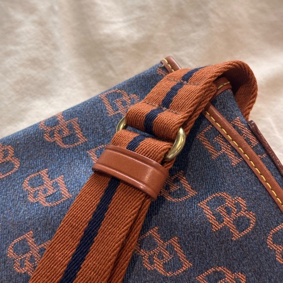 Dooney and Bourke Logo Canvas Messenger Bag - Crossbody - Picture 10 of 12